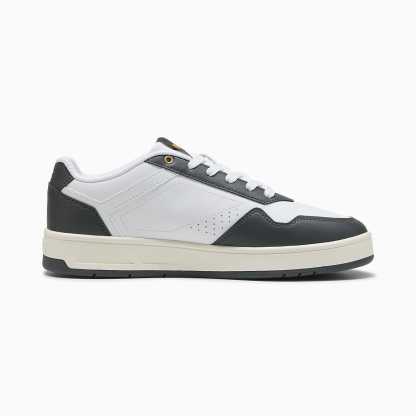 Court CLASSIC Ayakkabı - PUMA White-Dusky Gray-PUMA Gold - 395018_22 - Görsel 5