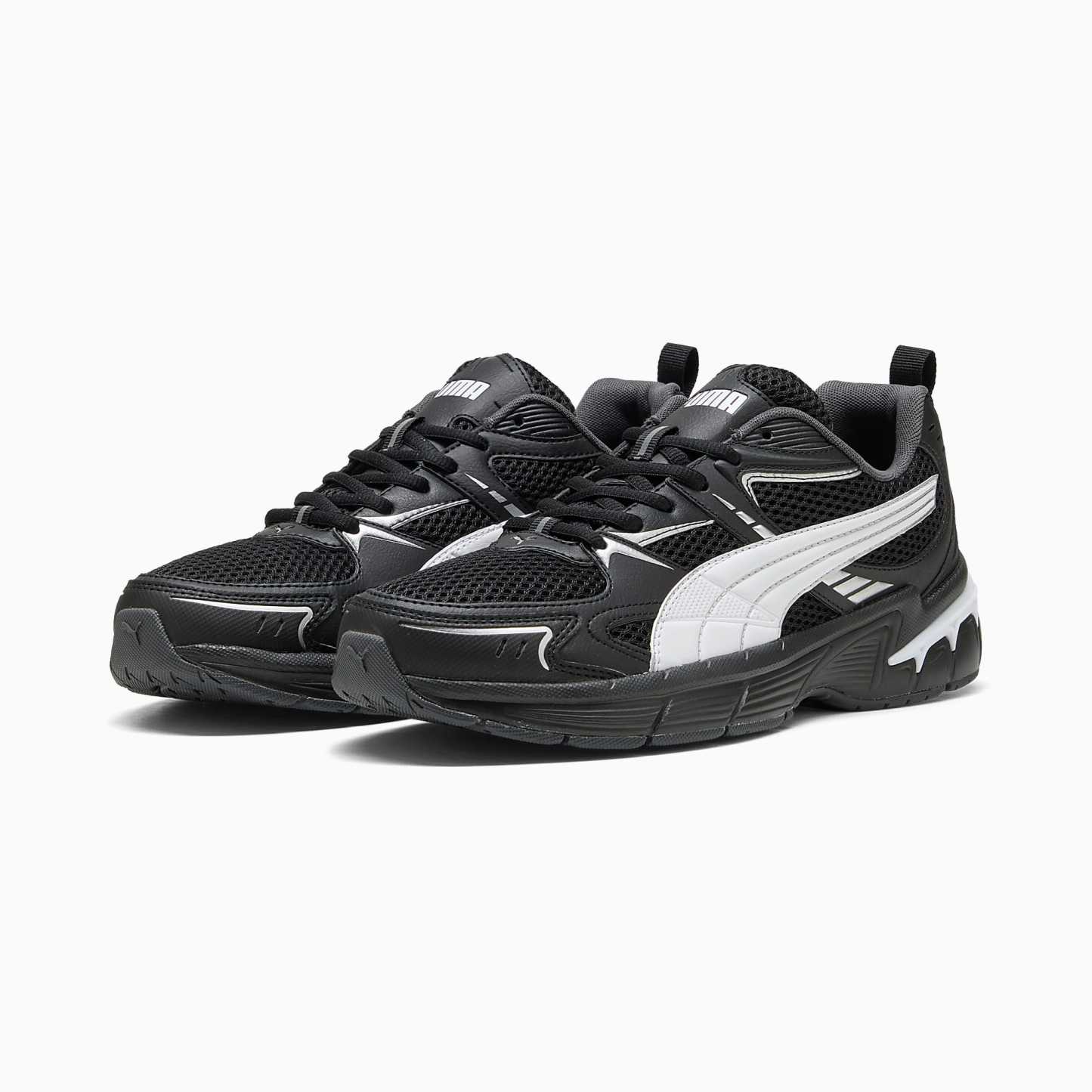 MILENIO Tech 2000 UNISEX Ayakkabı - Puma Black-Puma White-Puma Silver - 402625_01 - Görsel 2