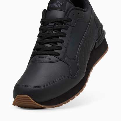 ST Runner v4 UNISEX Ayakkabı - PUMA Black-Strong Gray-Gum - 399068_12 - Görsel 6