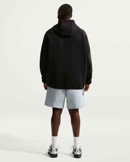 Nike Tech Fleece Erkek Şortu - Dark Grey Heather/Siyah