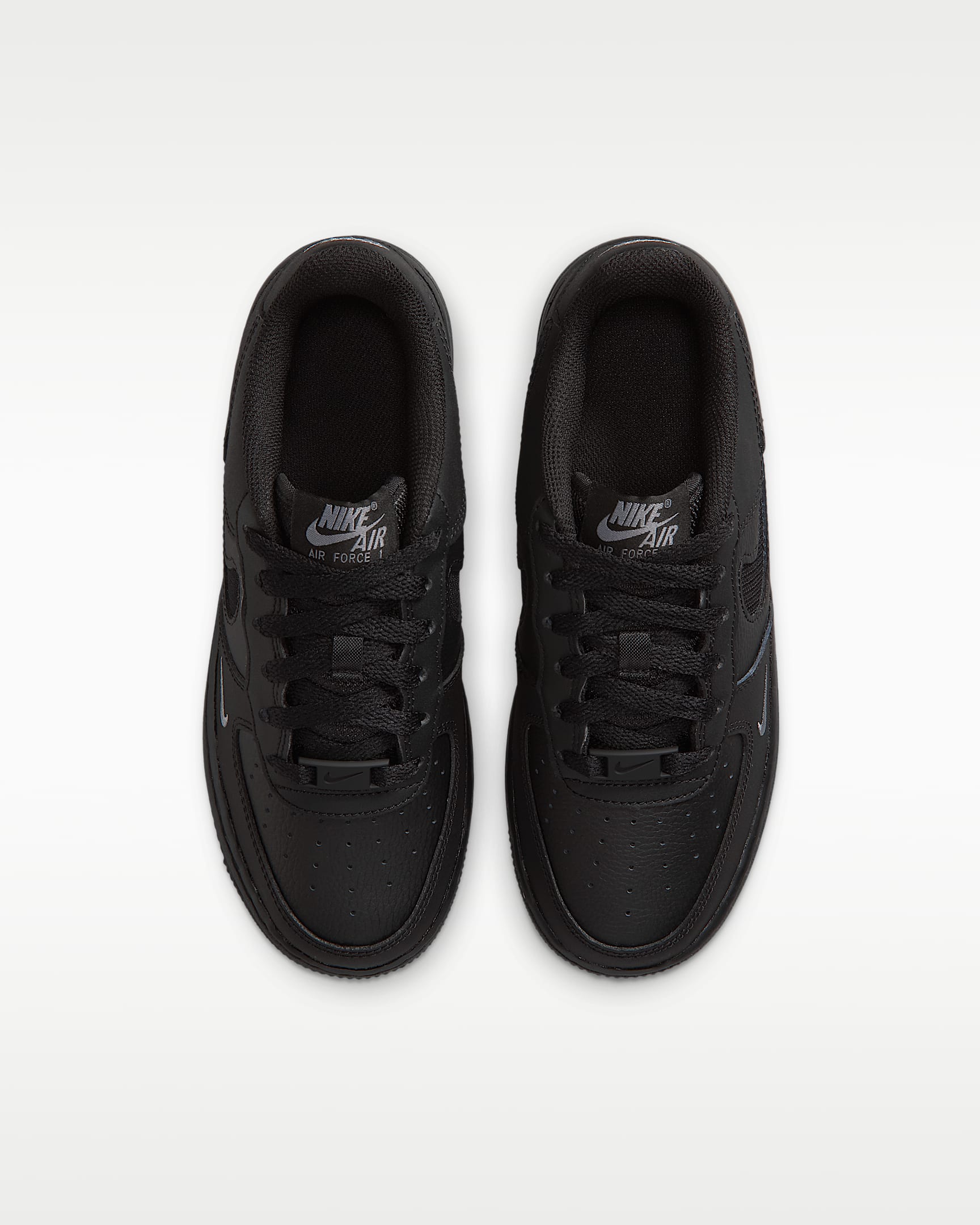 Nike Air Force 1 LV8 Genç Çocuk Ayakkabısı - Siyah/Cool Grey/Cool Grey