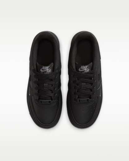 Nike Air Force 1 LV8 Genç Çocuk Ayakkabısı - Siyah/Cool Grey/Cool Grey