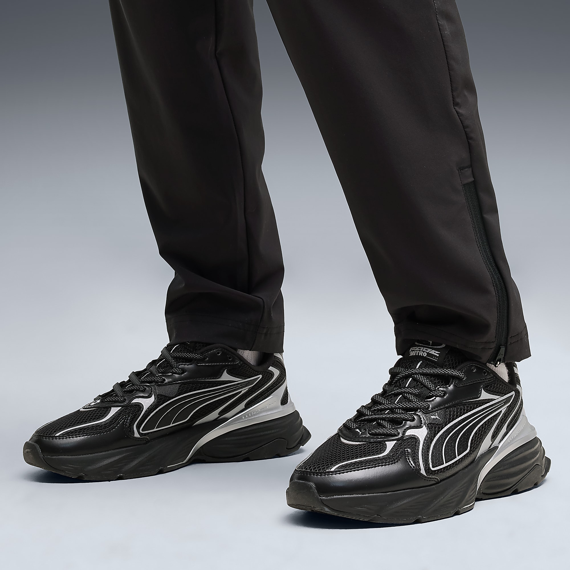 Fade NITRO LS Y2K UNISEX Ayakkabı - Puma Black-Puma Silver - 407000_02 - Görsel 2