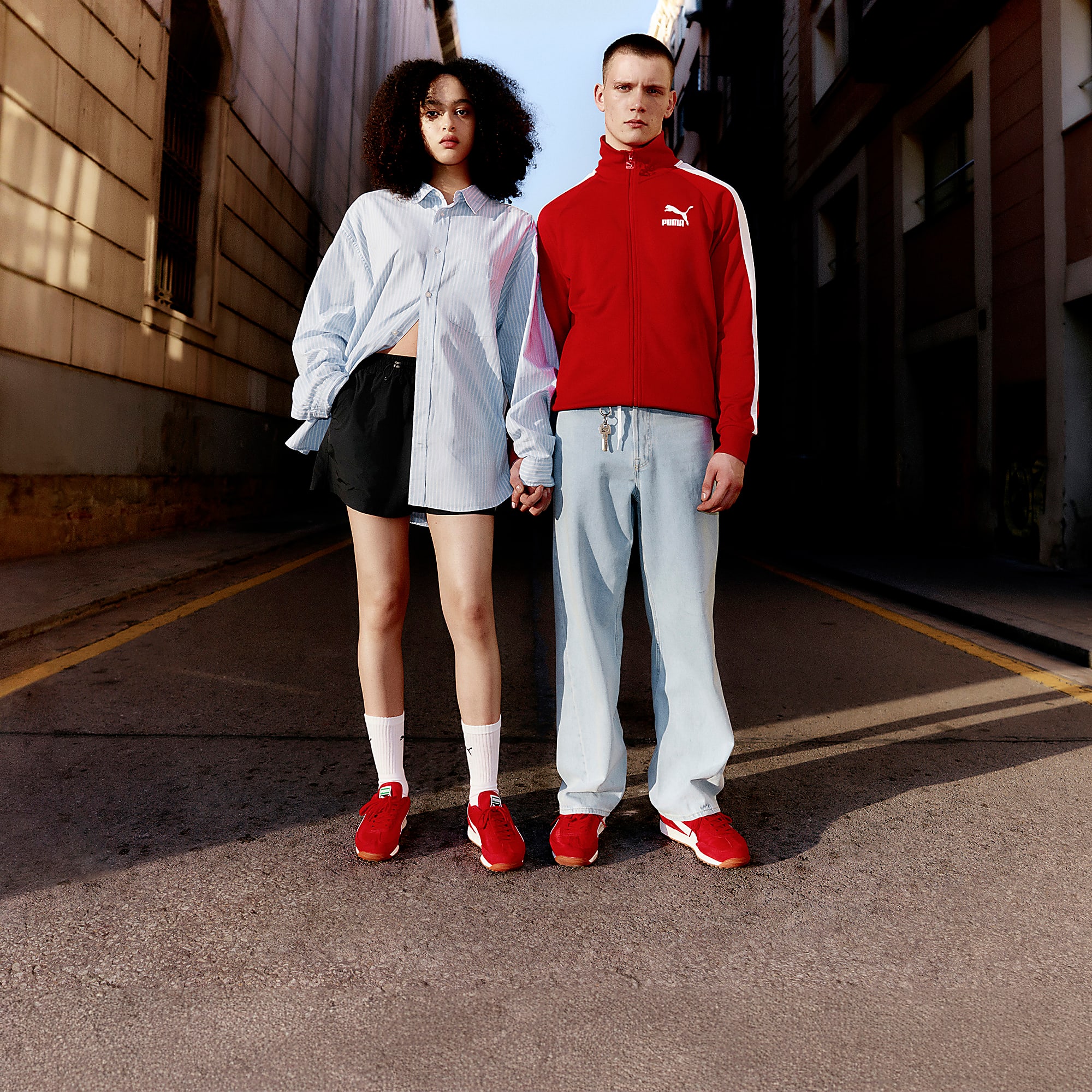 EASY RIDER VINTAGE Ayakkabı - Puma Red-Puma white - 399028_01 - Görsel 2