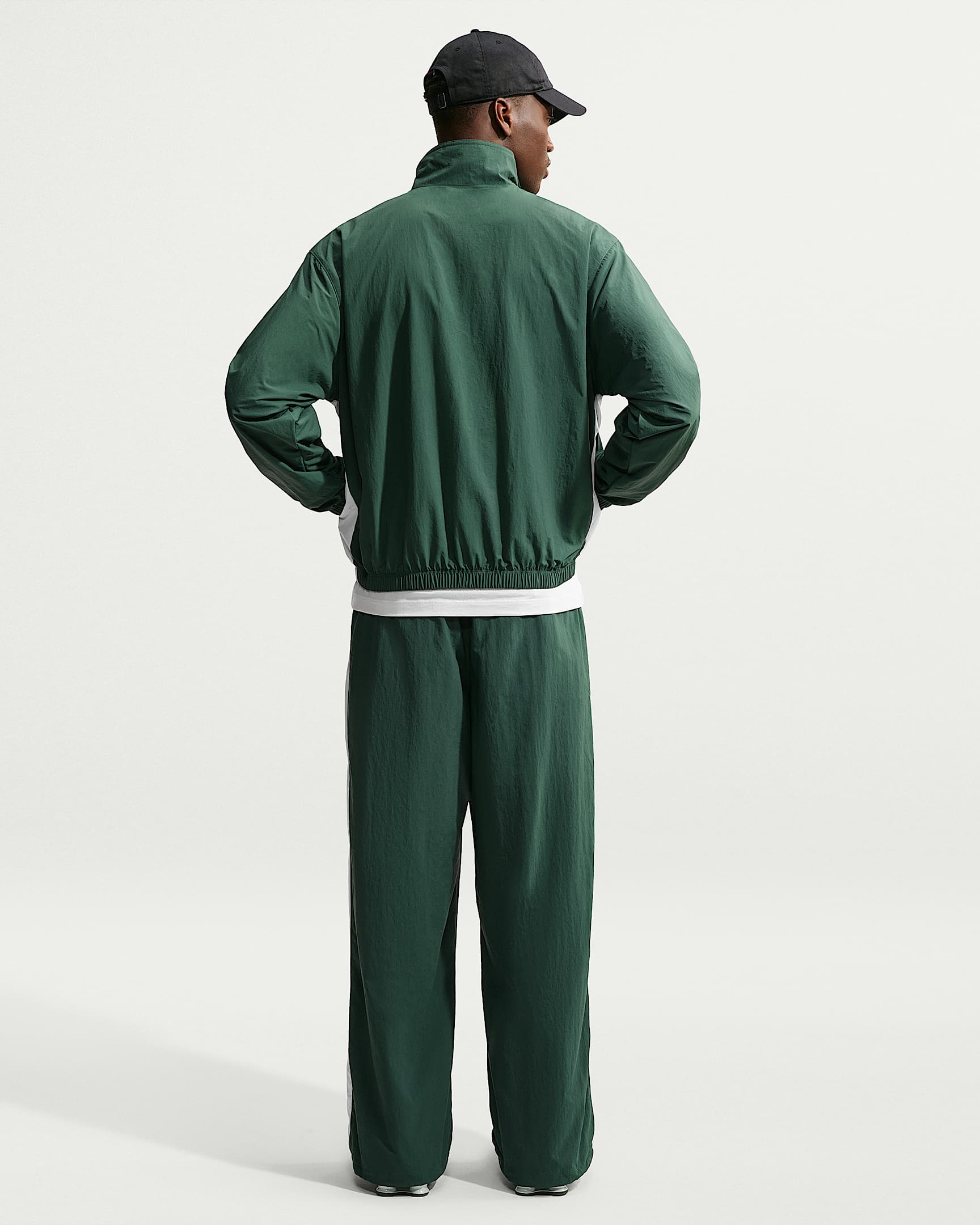 Nike Club Yarım Fermuarlı Erkek Ceketi - Fir/Phantom/Phantom