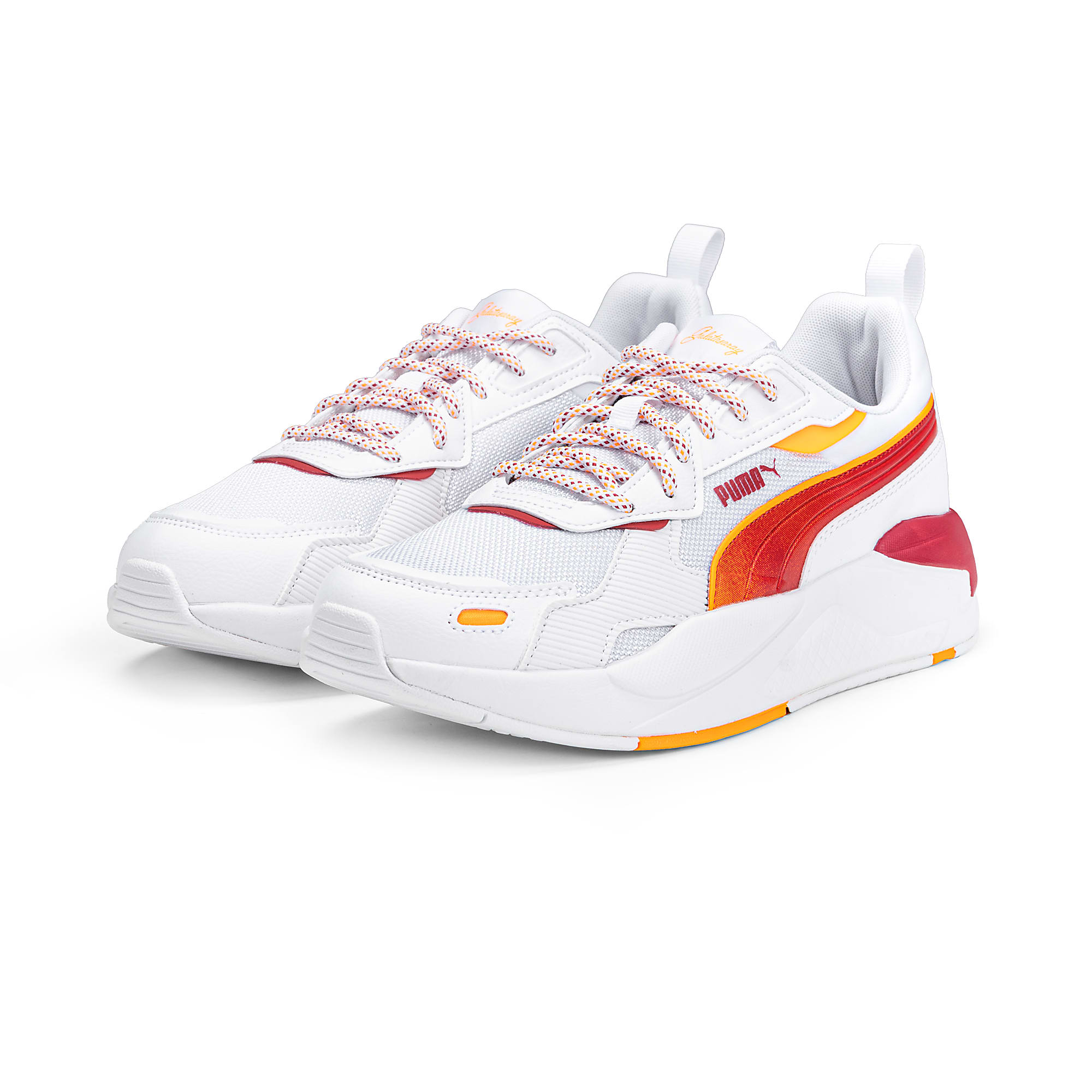 GALATASARAY X-RAY Ayakkabı - PUMA White-Intense Orange-Red Rhythm - 406815_02 - Görsel 2
