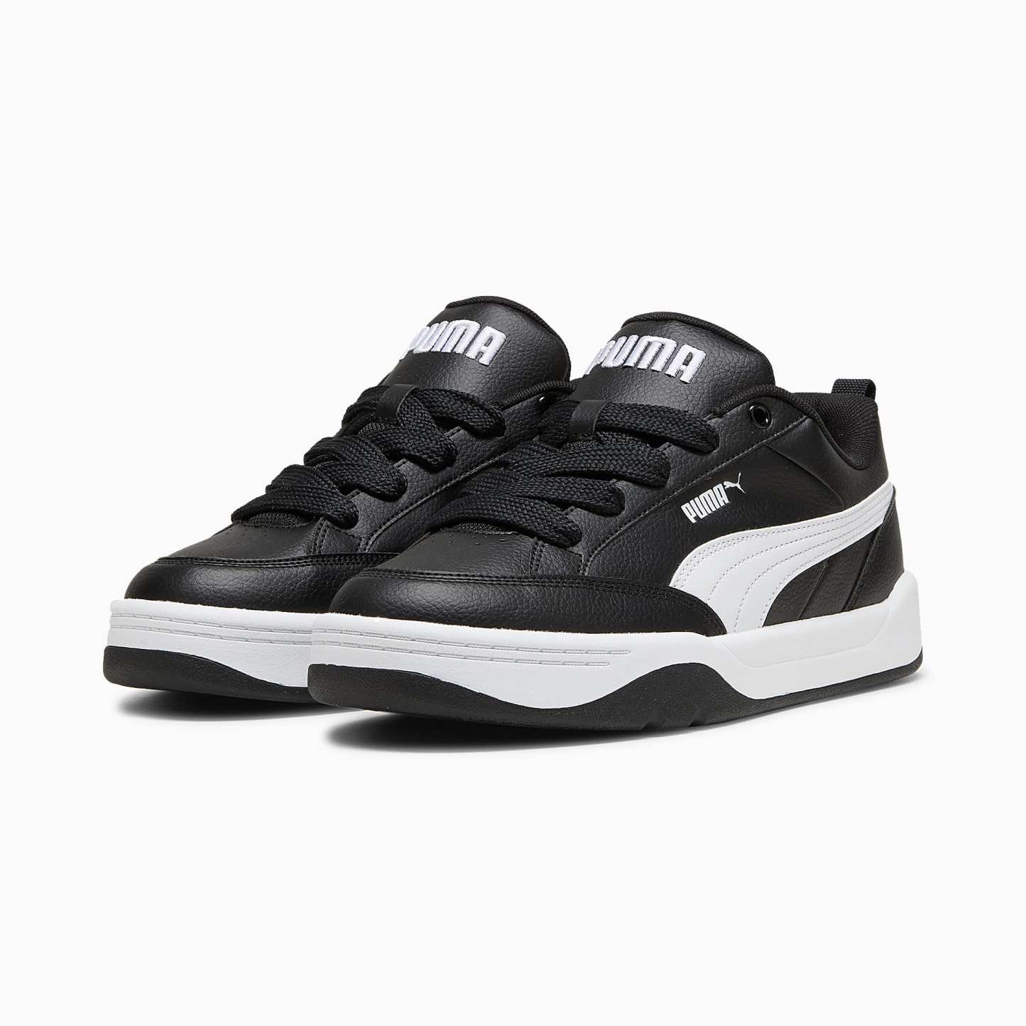 Park Lifestyle Spor Ayakkabı - Puma Black-Puma White - 395084_03 - Görsel 4