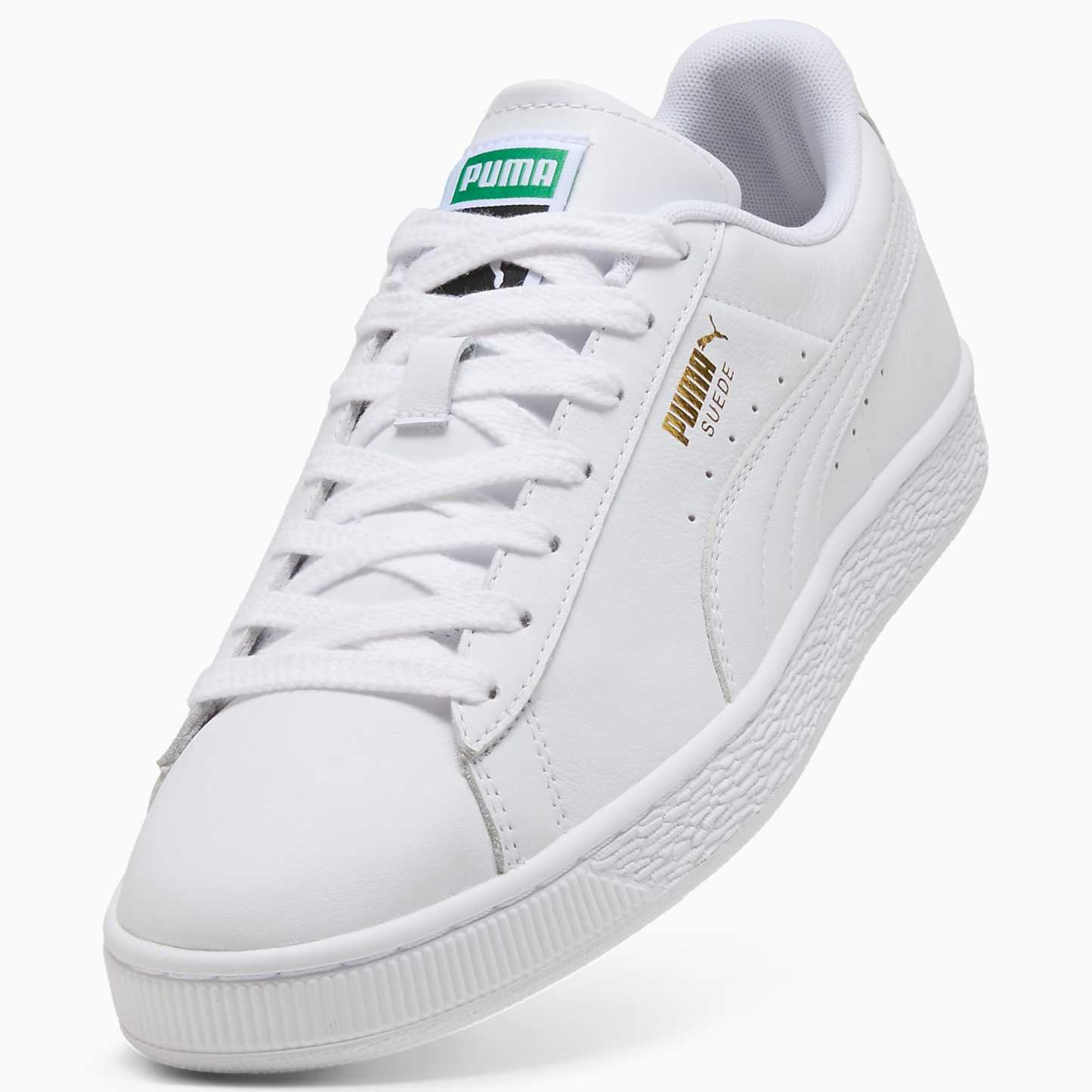 Suede UNISEX Ayakkabı - PUMA White-Archive Green - 408467_01 - Görsel 8