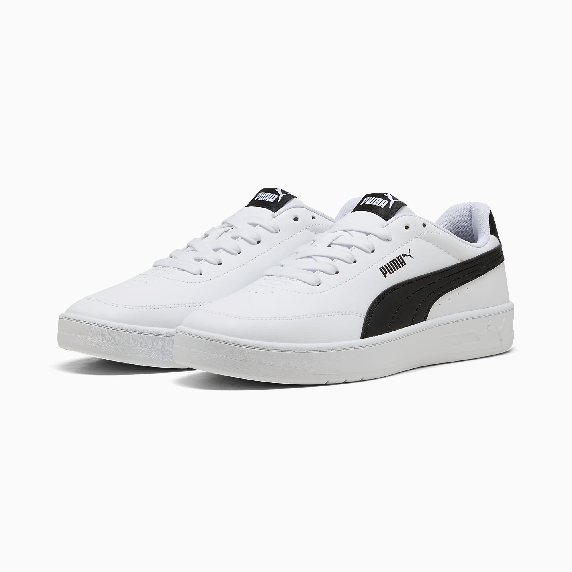 Court CLASSIC Clean UNISEX Ayakkabı - Puma White-Puma Black - 402223_01 - Görsel 2