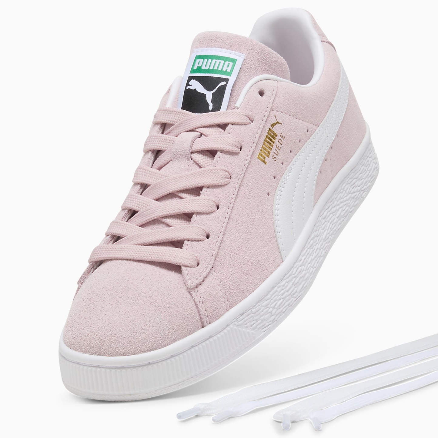 Suede CLASSIC UNISEX Ayakkabı - Misty Pink-PUMA White - 399781_44 - Görsel 8