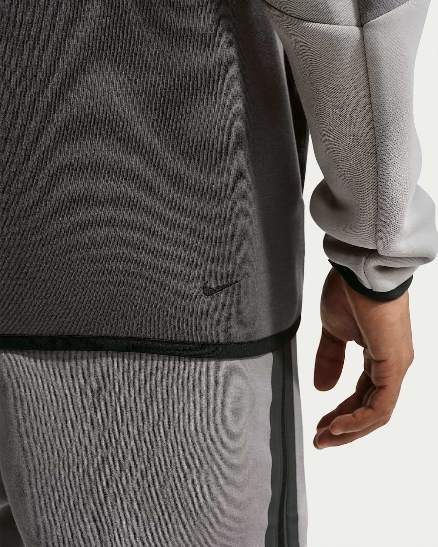 Nike Tech Fleece Windrunner Tam Boy Fermuarlı Erkek Ceketi - Pencil Point/Medium Ash/College Grey/Sapphire