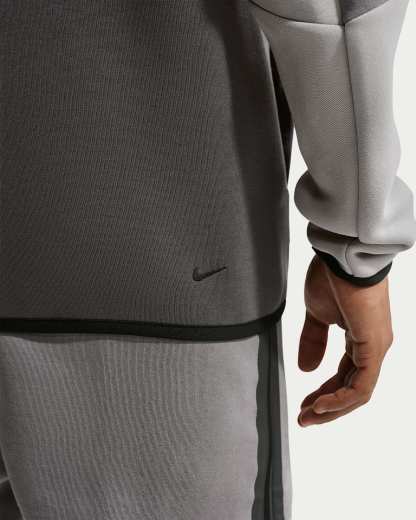 Nike Tech Fleece Windrunner Tam Boy Fermuarlı Erkek Ceketi - Pencil Point/Medium Ash/College Grey/Sapphire