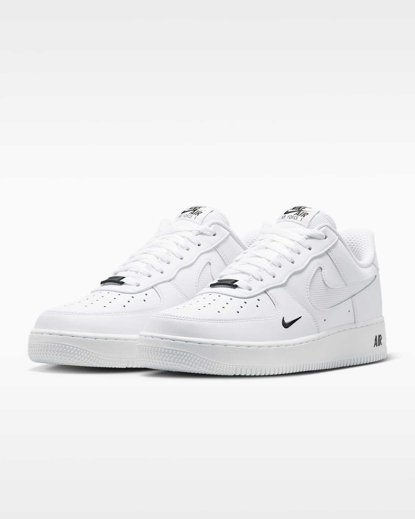 Nike Air Force 1 '07 LV8 Erkek Ayakkabısı - Beyaz/Siyah/Reflect Silver
