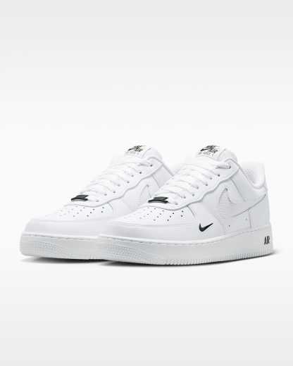 Nike Air Force 1 '07 LV8 Erkek Ayakkabısı - Beyaz/Siyah/Reflect Silver