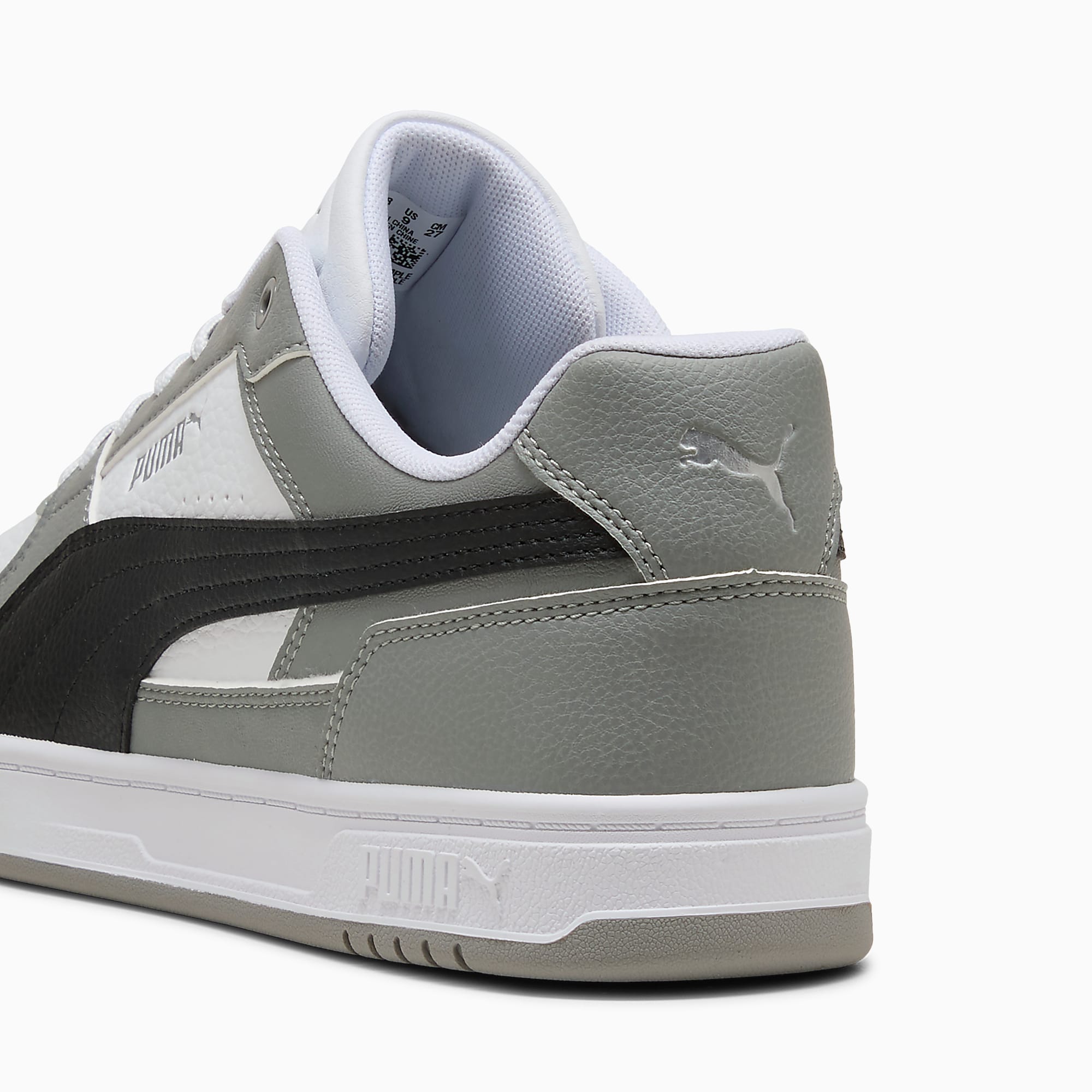 PUMA Caven UNISEX Ayakkabı - PUMA White-PUMA Black-Gray Echo - 409170_10 - Görsel 3
