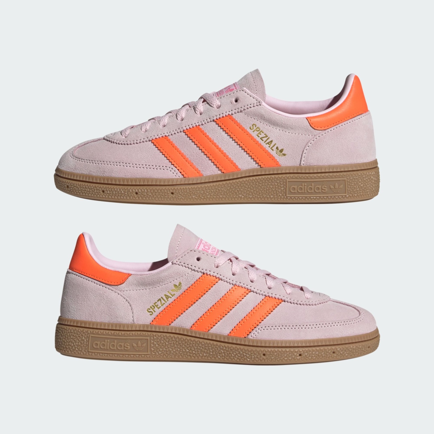 Handball Spezial Ayakkabı - Clear Pink / Solar Orange / Gum - JS0250 - Görsel 7