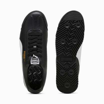 Roma 24 UNISEX Ayakkabı - PUMA Black-PUMA White-Smokey Gray - 396868_02 - Görsel 4