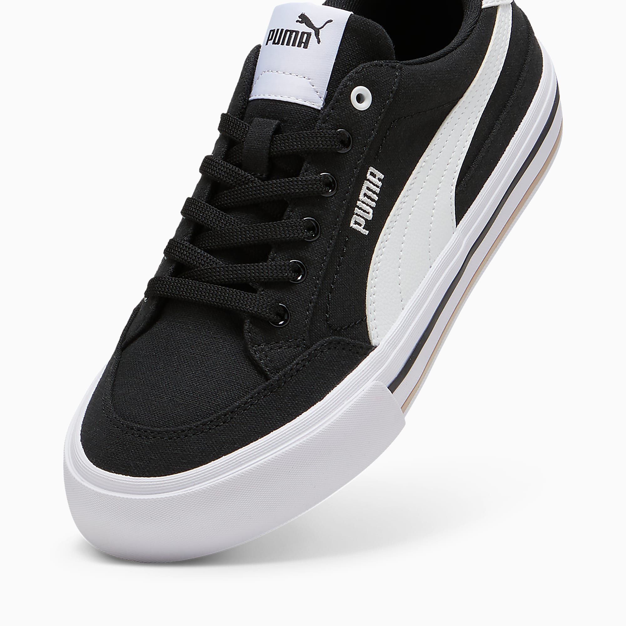 Court CLASSIC VULCANISED FORMSTRIP UNISEX Ayakkabı - Puma Black-Puma White - 396353_03 - Görsel 6