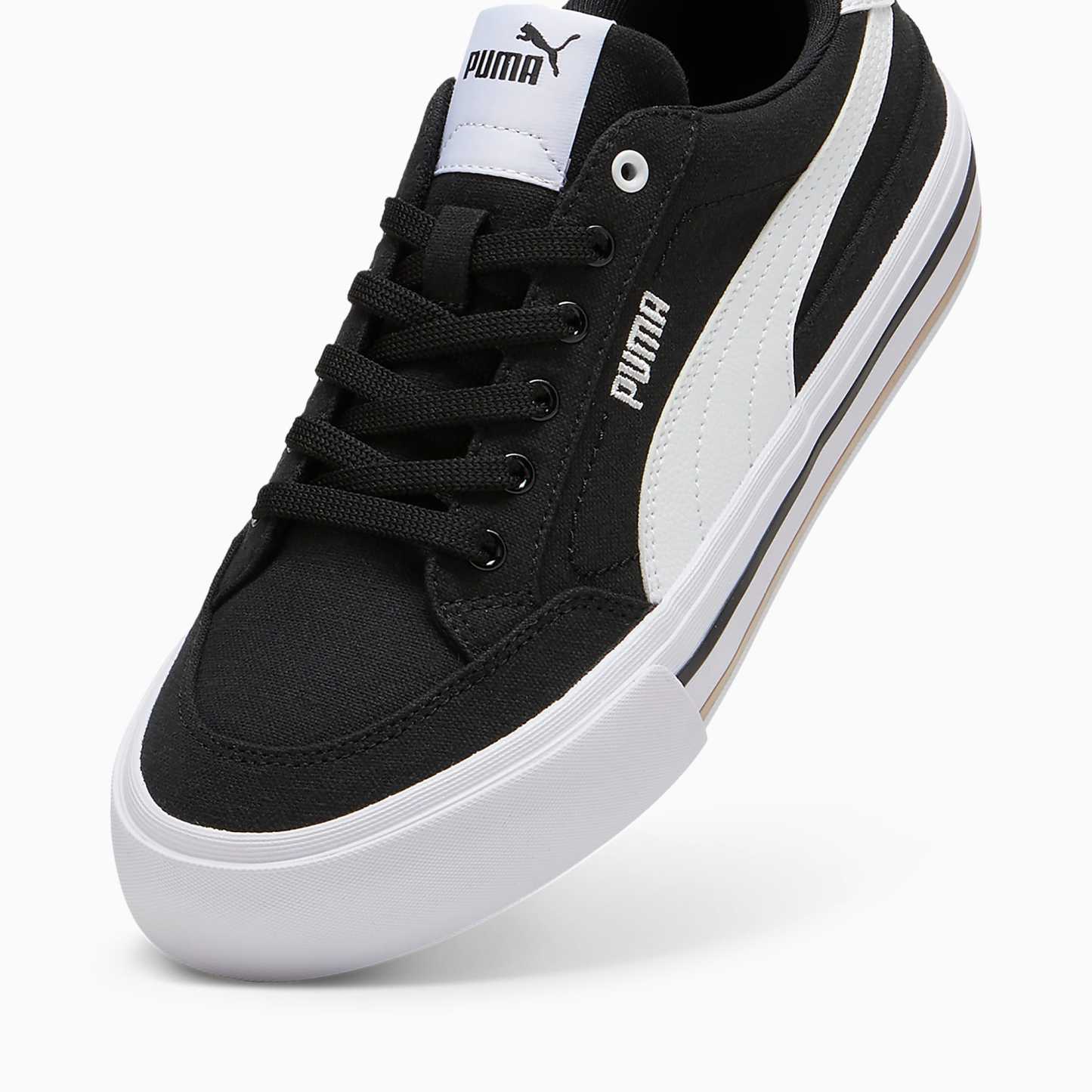 Court CLASSIC VULCANISED FORMSTRIP UNISEX Ayakkabı - Puma Black-Puma White - 396353_03 - Görsel 6