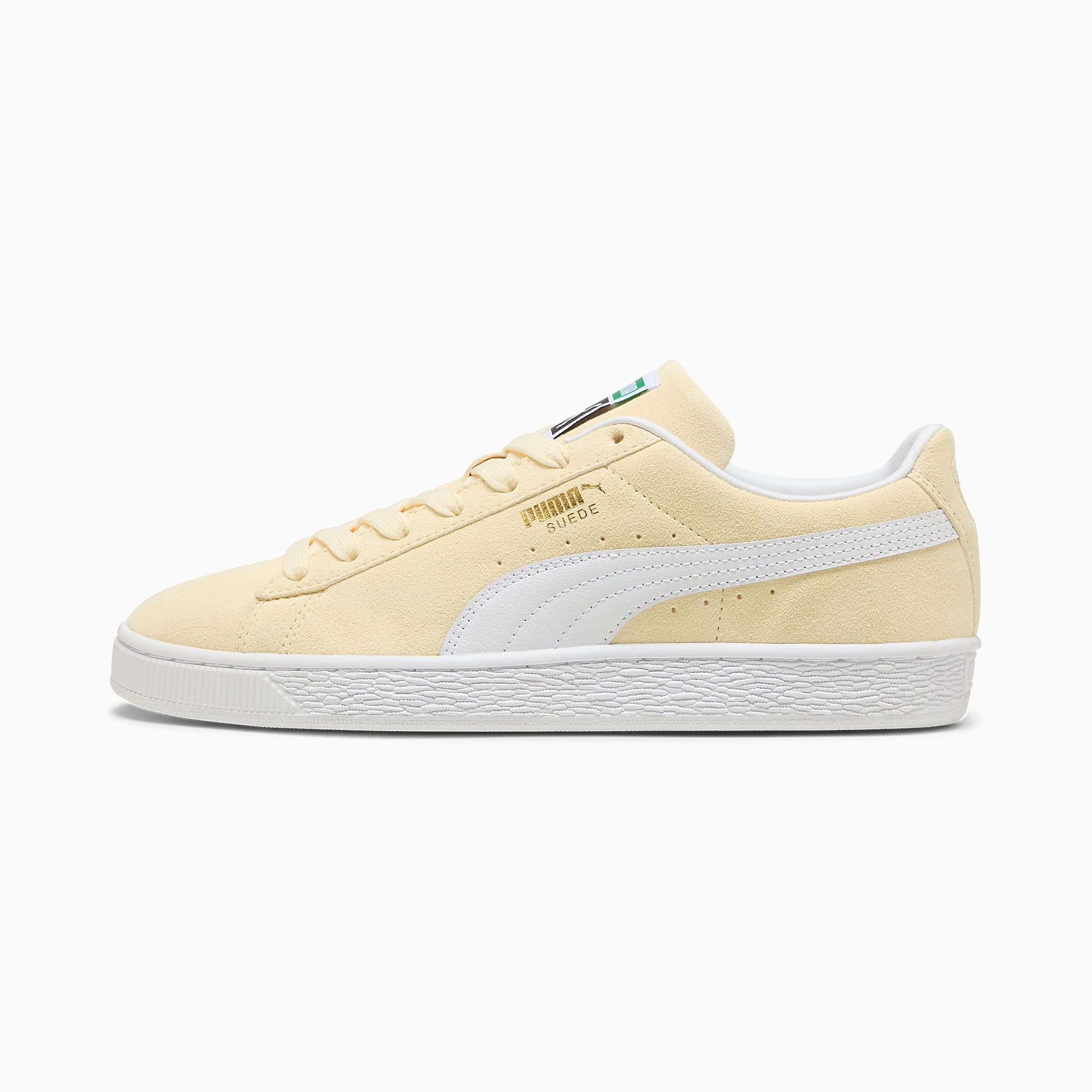 Suede CLASSIC UNISEX Ayakkabı - Buttercream-PUMA White - 399781_42 - Görsel 1