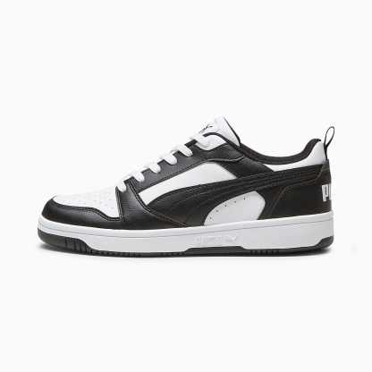 Rebound V6 Low UNISEX Ayakkabı - Puma White-Puma Black-Puma White - 406388_01 - Görsel 1