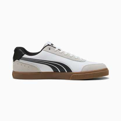 Court Ever UNISEX Ayakkabı - Puma White-Puma Black - 407186_02 - Görsel 5