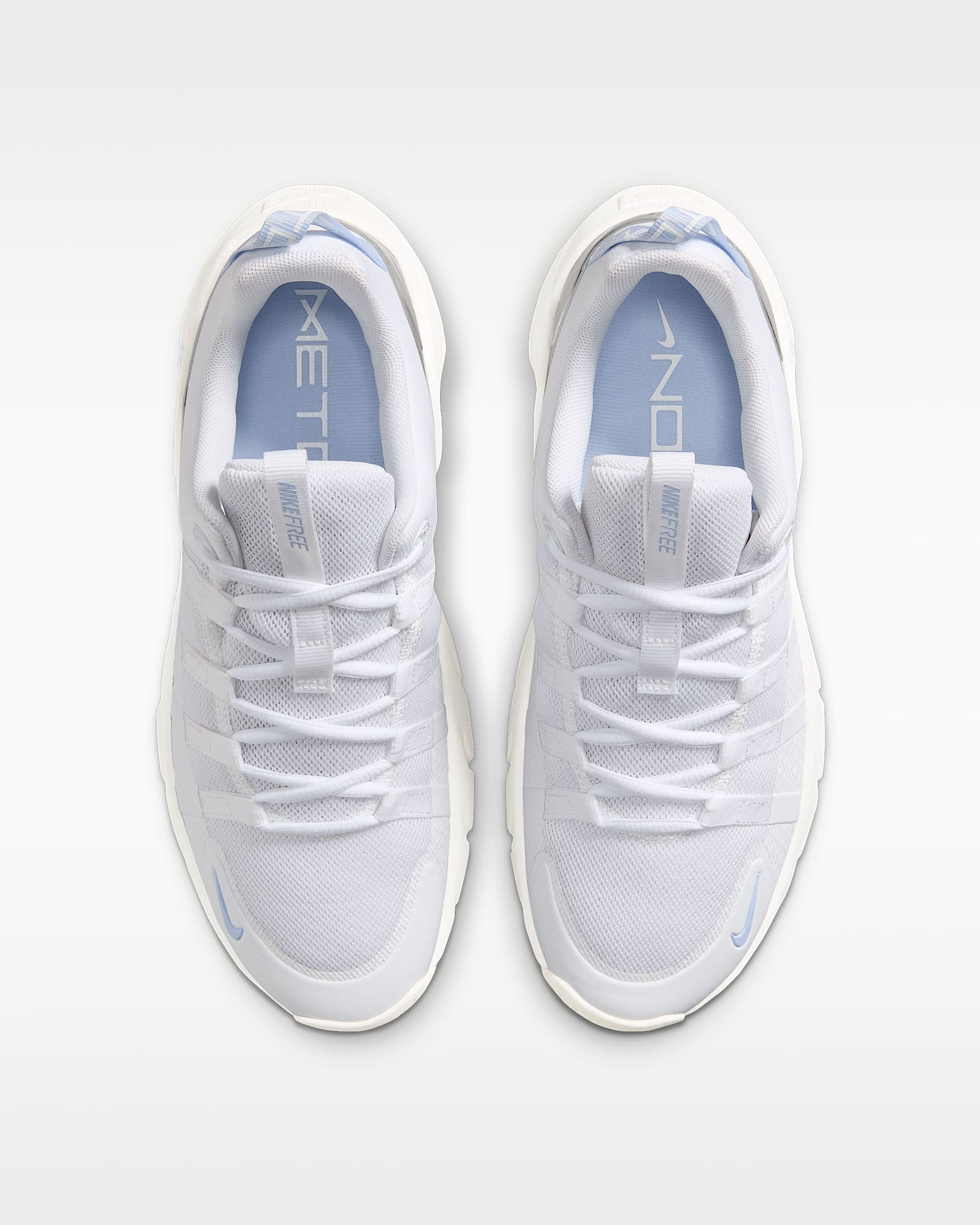 Nike Free Metcon 7 Kadın Antrenman Ayakkabısı - Beyaz/Hydrogen Blue/Metallic Silver/Beyaz