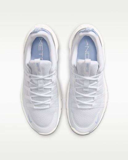 Nike Free Metcon 7 Kadın Antrenman Ayakkabısı - Beyaz/Hydrogen Blue/Metallic Silver/Beyaz