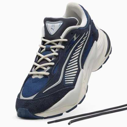 RS Surge HAIRY Suede UNISEX Ayakkabı - Persian Blue-New Navy - 404327_03 - Görsel 6