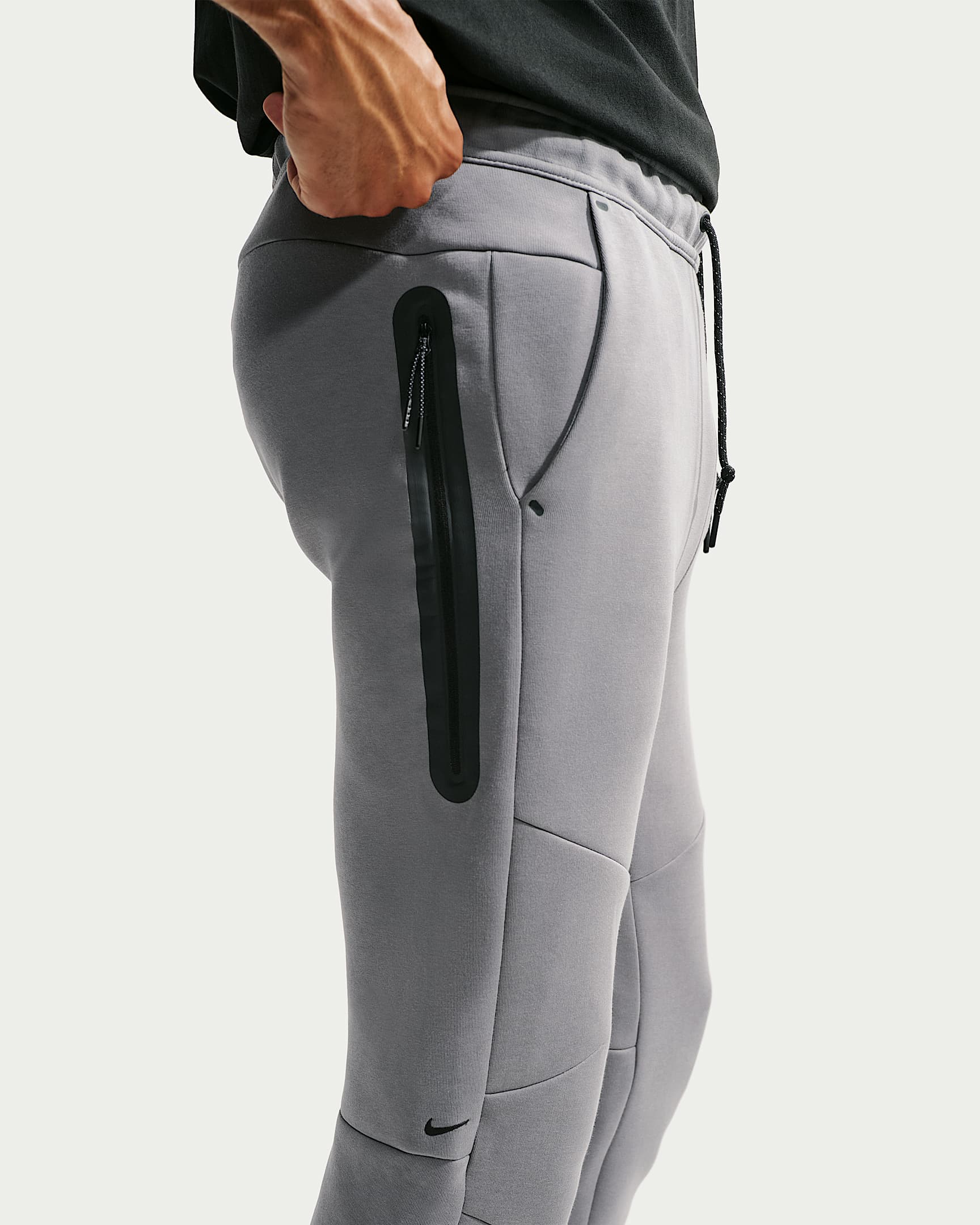 Nike Tech Fleece Erkek Jogger'ı - Smoke Grey/Football Blue