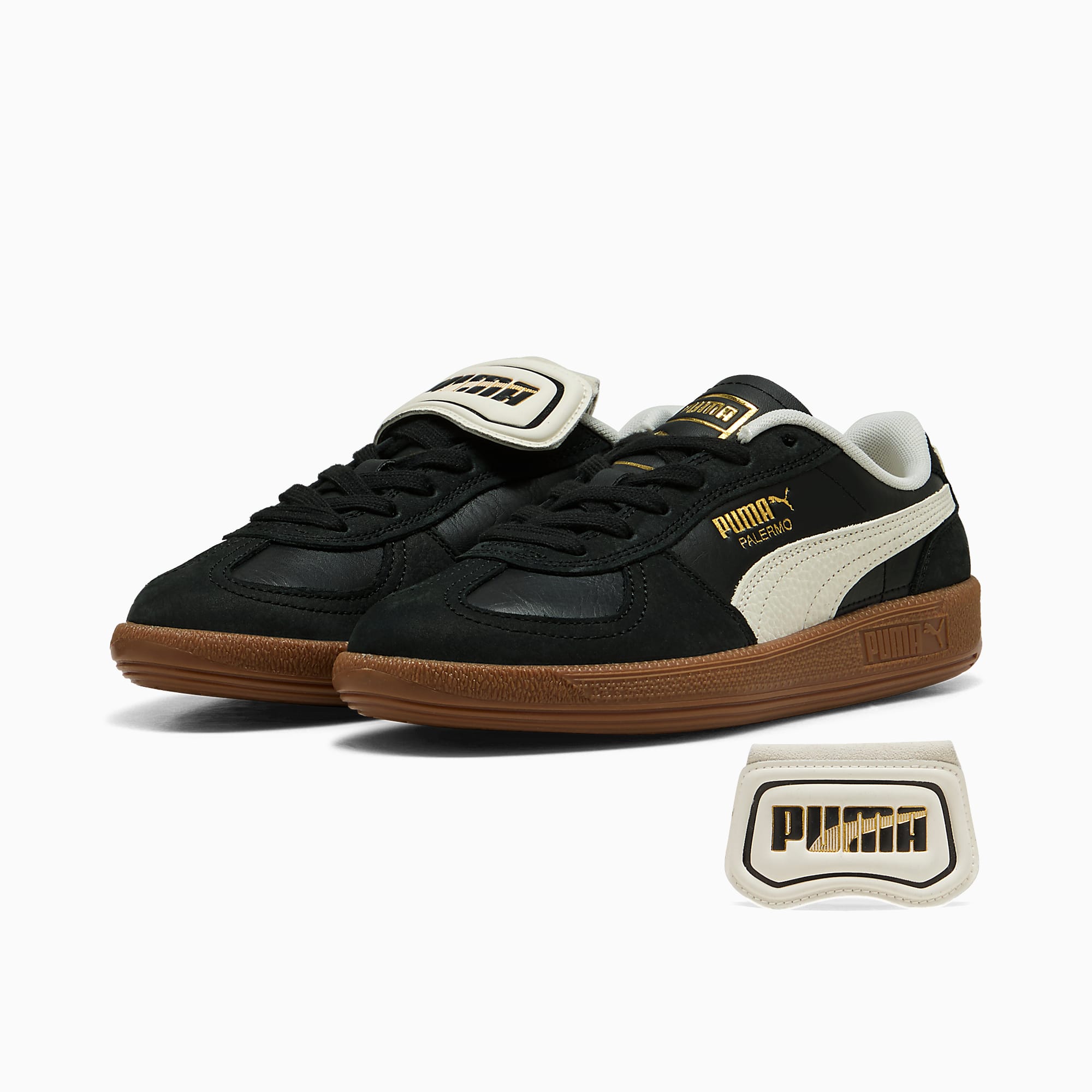 Palermo PREMIUM Ayakkabı - PUMA Black-Warm White - 401744_02 - Görsel 8