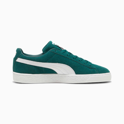 Suede CLASSIC UNISEX Ayakkabı - Dark Myrtle-PUMA White - 399781_15 - Görsel 7