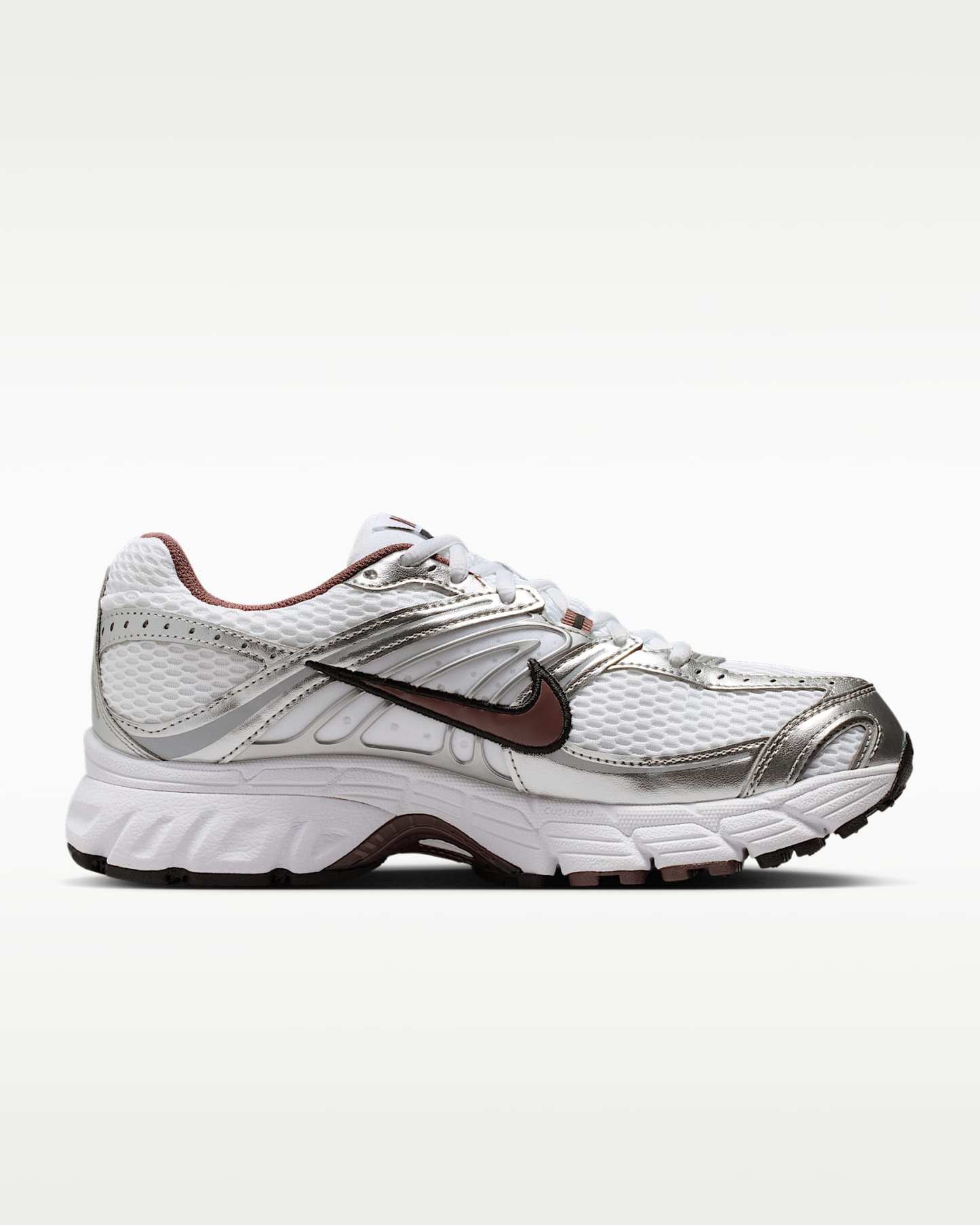 Yansıtıcı Vurgulara Sahip Nike Air Max Moto 2K Kadın Ayakkabısı - Beyaz/Metallic Silver/Siyah/Tattoo