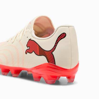 FUTURE 9 PLAY FG/AG UNISEX Krampon - Sugared Almond-PUMA White-Ultra Red-PUMA Black - 109170_01 - Görsel 3