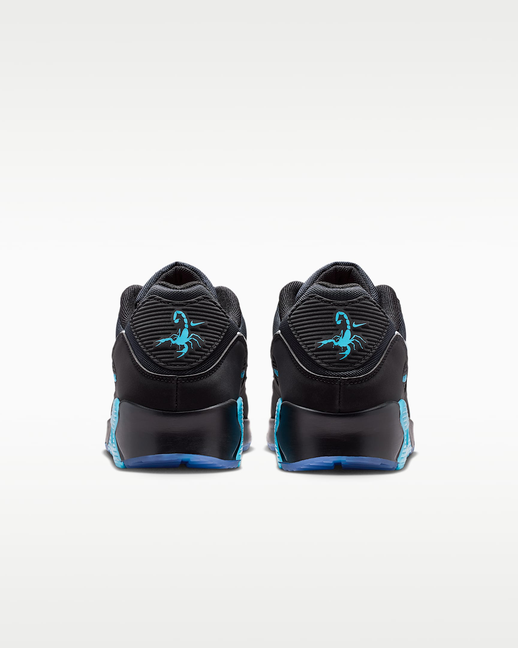 Nike Air Max 90 Premium "Scorpion" Erkek Ayakkabısı - Siyah/Gamma Blue/Ice/Chrome