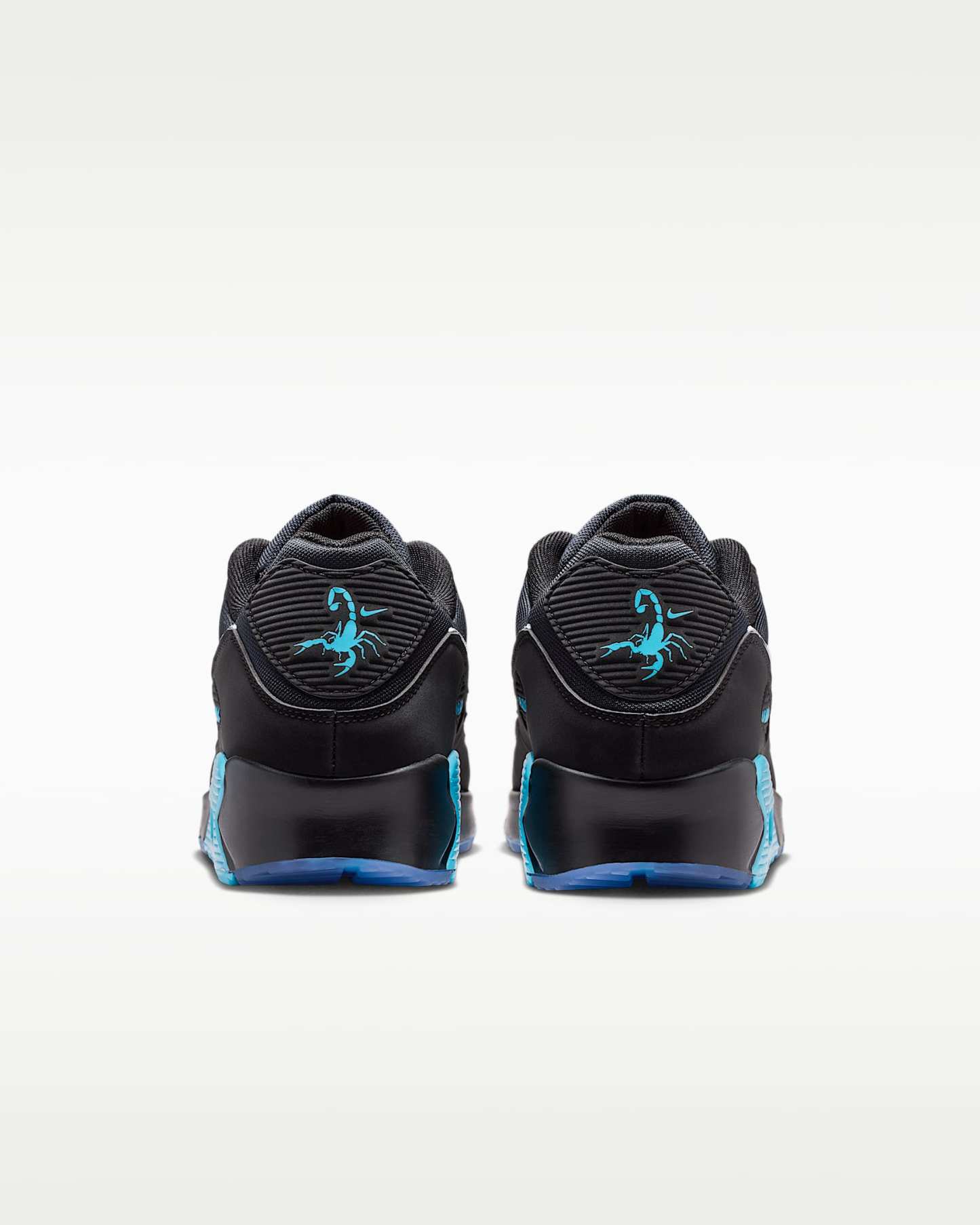 Nike Air Max 90 Premium "Scorpion" Erkek Ayakkabısı - Siyah/Gamma Blue/Ice/Chrome