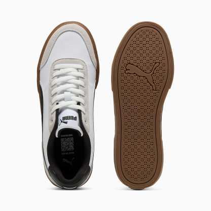 Court Ever UNISEX Ayakkabı - Puma White-Puma Black - 407186_02 - Görsel 4