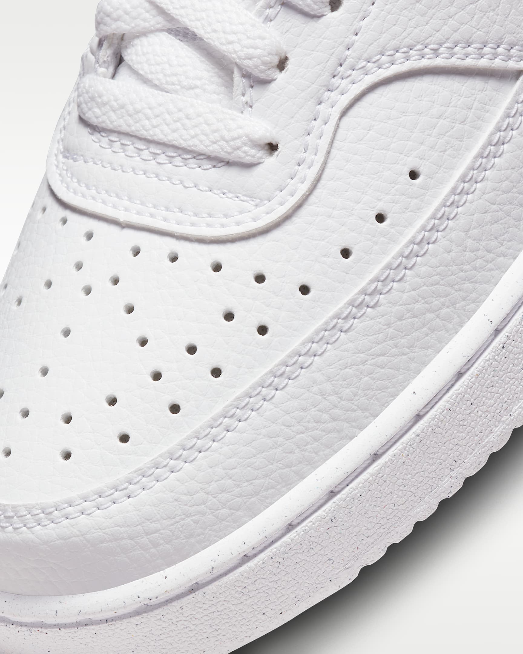 Nike Court Vision Low Next Nature Kadın Ayakkabısı - Beyaz/Pink Oxford