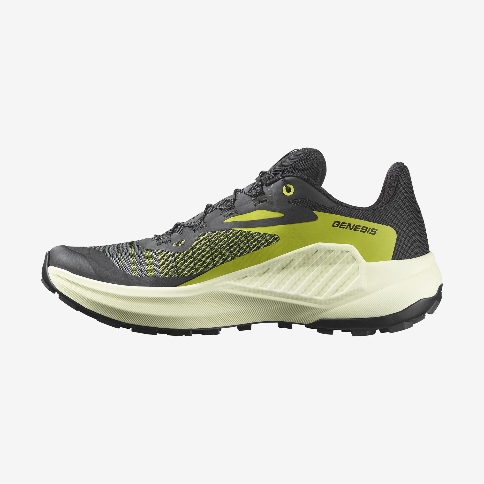 Salomon Genesis Erkek Koşu Ayakkabısı - Siyah - Sarı - L47443100 - image 3