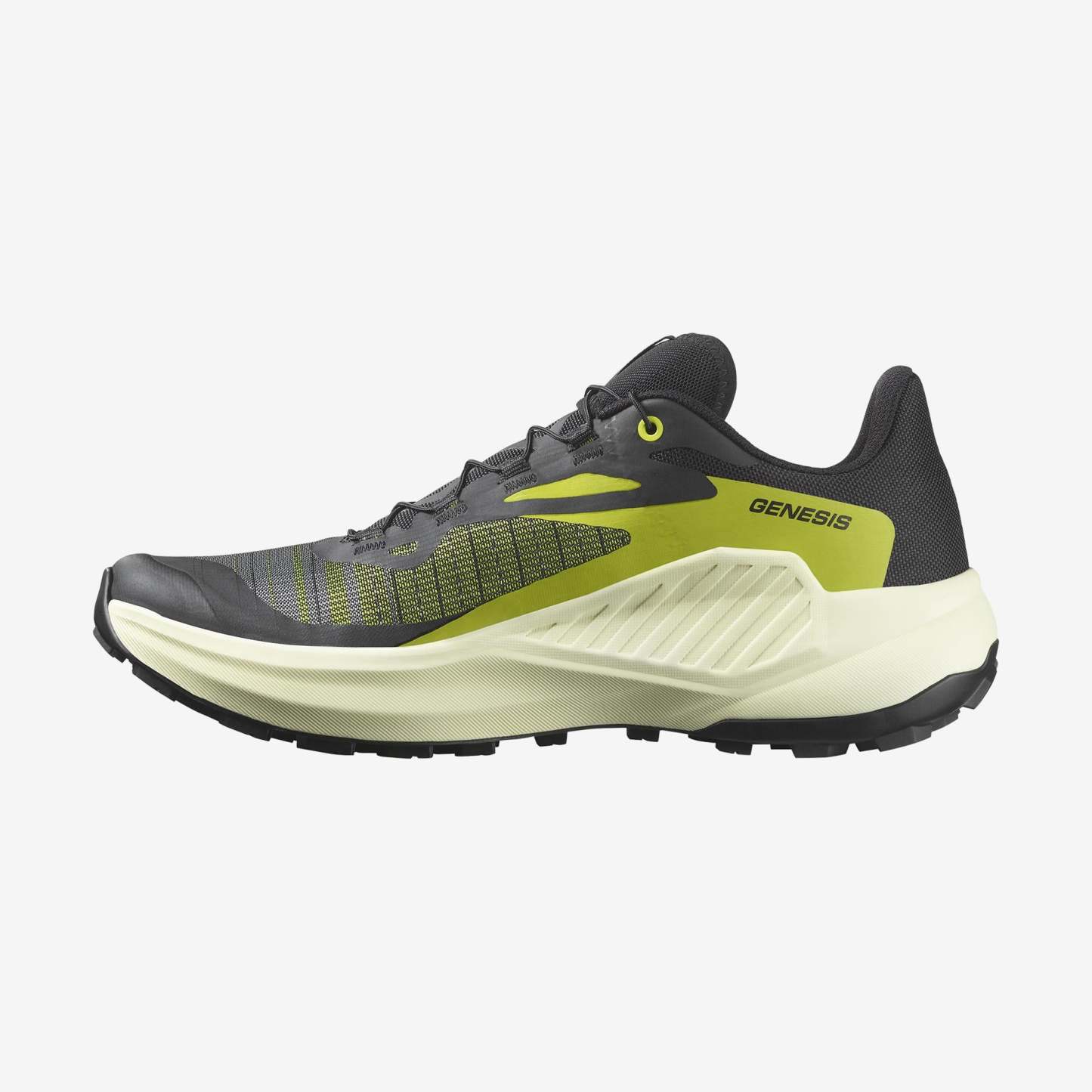 Salomon Genesis Erkek Koşu Ayakkabısı - Siyah - Sarı - L47443100 - image 3