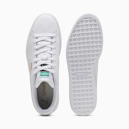 Suede UNISEX Ayakkabı - PUMA White-Archive Green - 408467_01 - Görsel 6