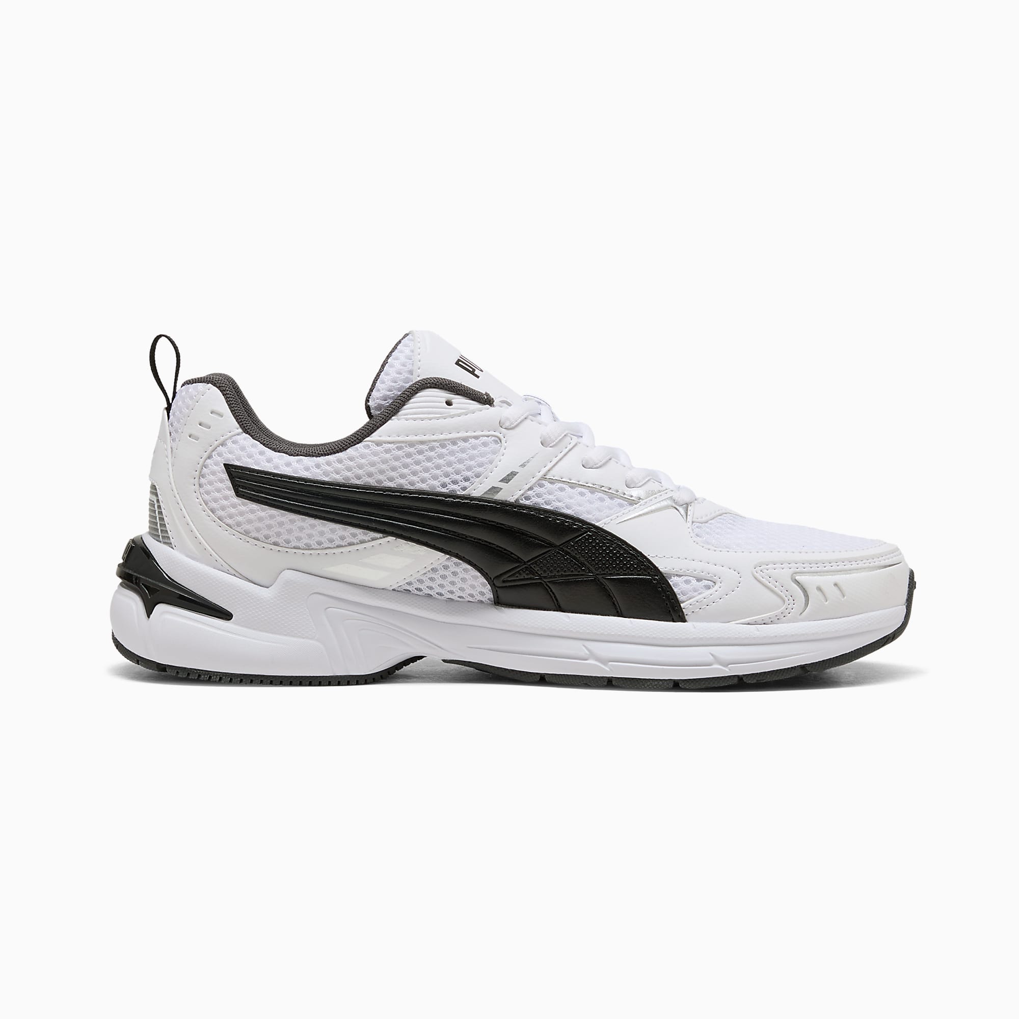 MILENIO Tech 2000 UNISEX Ayakkabı - Puma White-Puma Black-Puma Silver - 402625_12 - Görsel 5