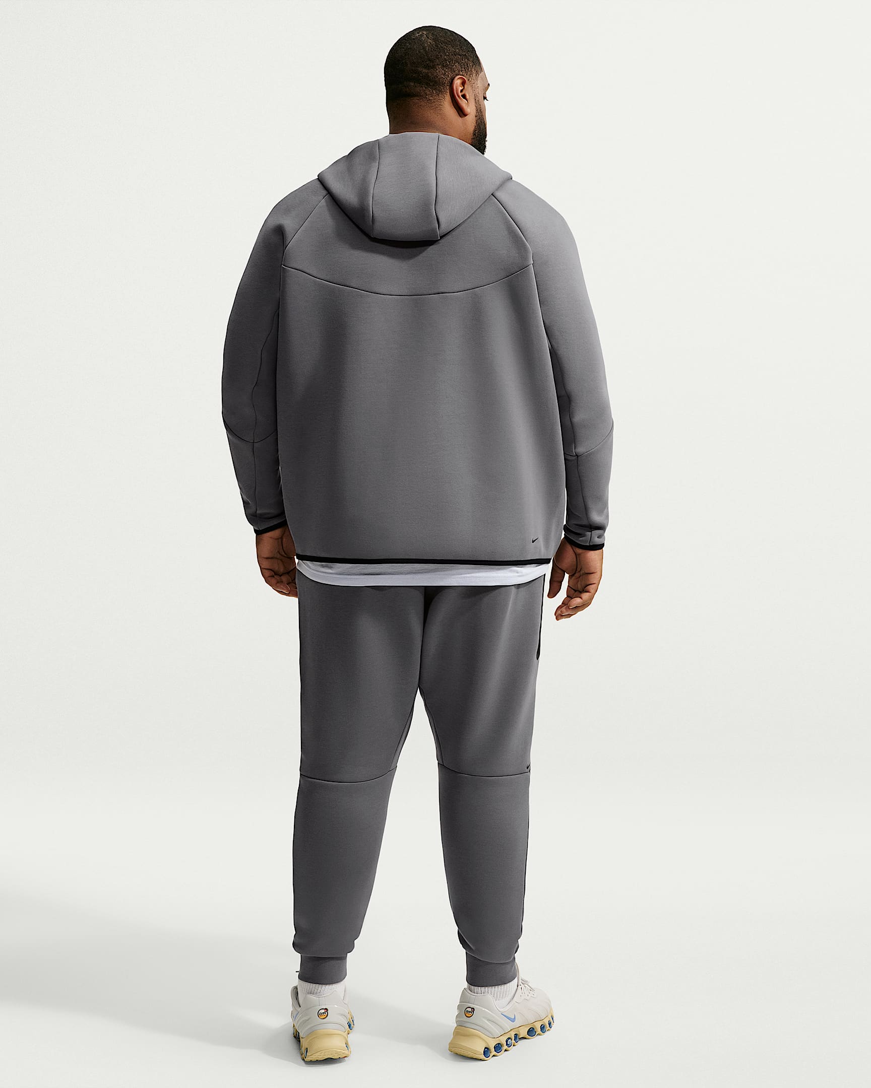 Nike Tech Fleece Erkek Jogger'ı - Smoke Grey/Football Blue