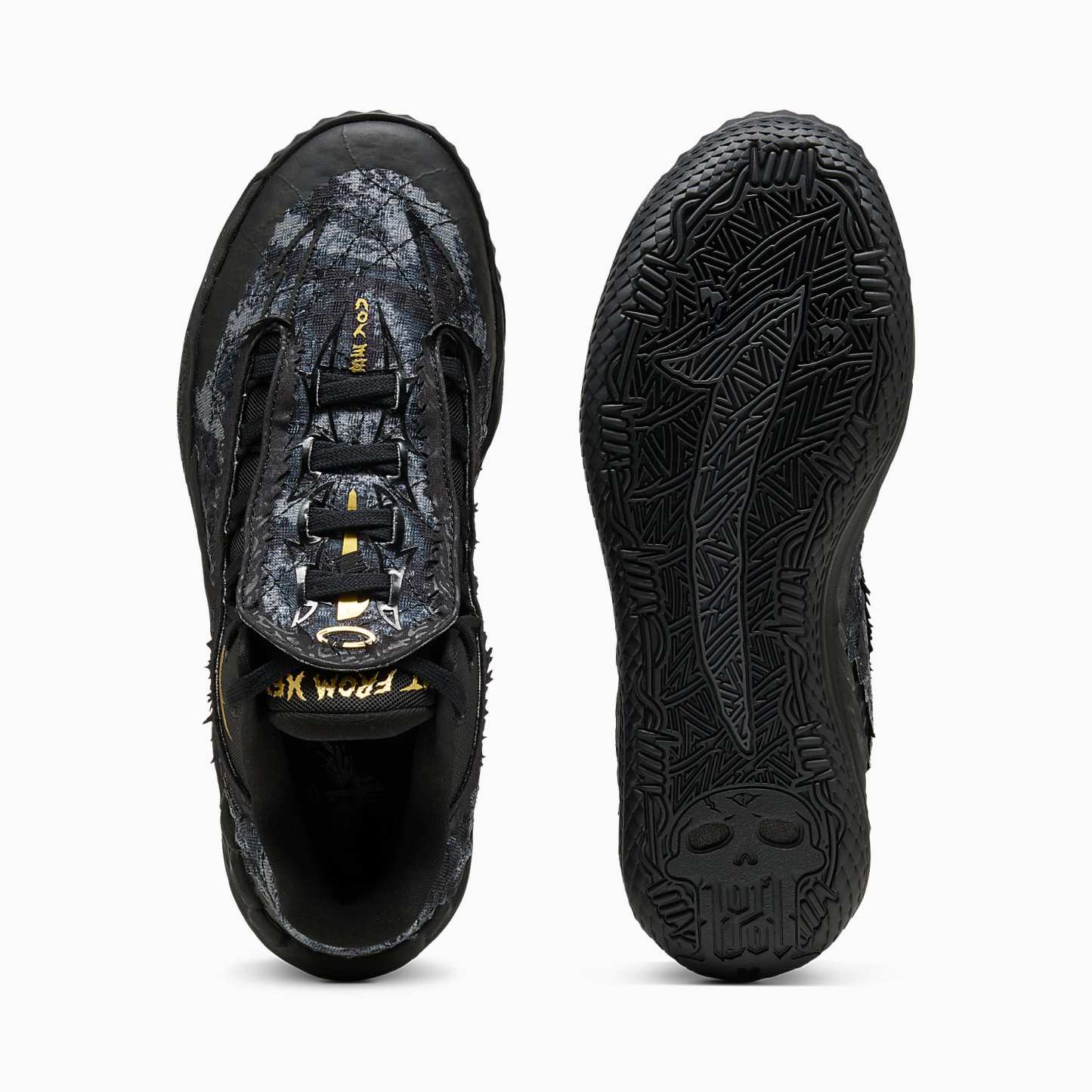 MB.05 Lo Team UNISEX Basketbol Ayakkabısı - PUMA Black-Moody Gray - 313266_04 - Görsel 6