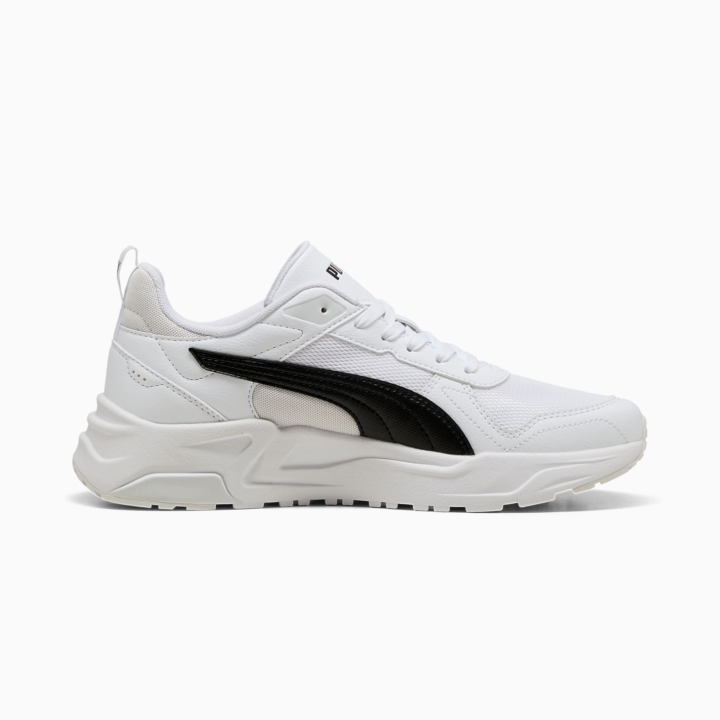 TRINITY 2 UNISEX Ayakkabı - PUMA White-PUMA Black-Feather Gray - 400231_01 - Görsel 5