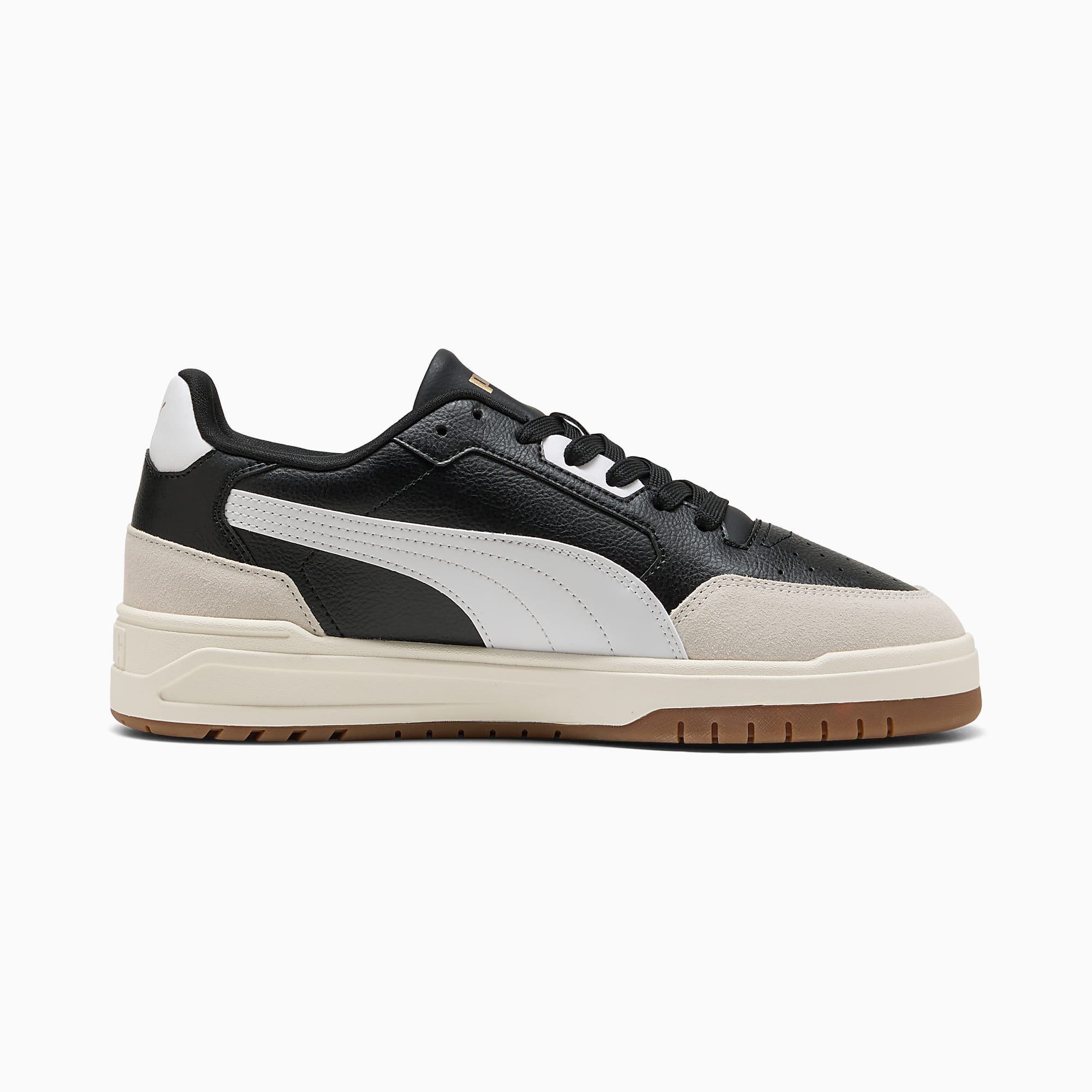 Shuffle Downtown UNISEX Ayakkabı - PUMA Black-PUMA White-Vapor Gray - 403840_02 - Görsel 5