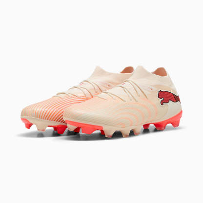 FUTURE 9 MATCH FG/AG UNISEX Krampon - Sugared Almond-PUMA White-Ultra Red-PUMA Black - 109135_01 - Görsel 2