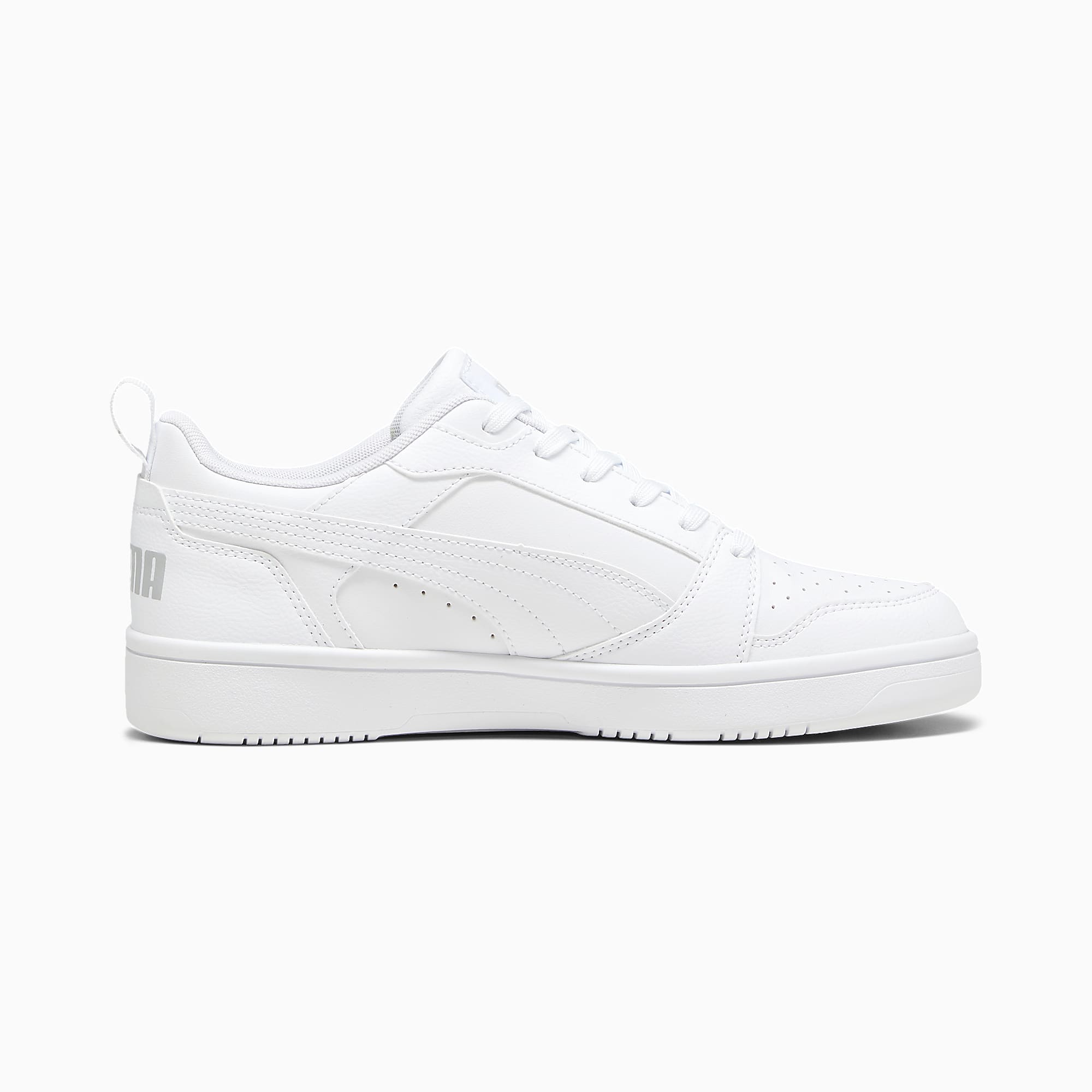 Rebound V6 Low UNISEX Ayakkabı - PUMA White-Cool Light Gray - 406388_03 - Görsel 7