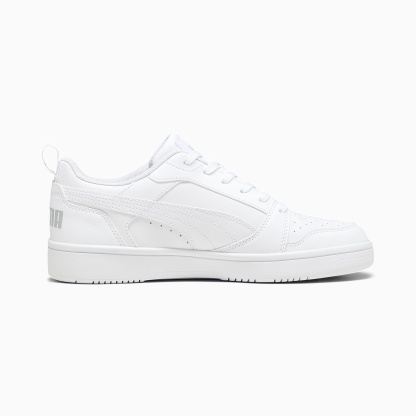 Rebound V6 Low UNISEX Ayakkabı - PUMA White-Cool Light Gray - 406388_03 - Görsel 7
