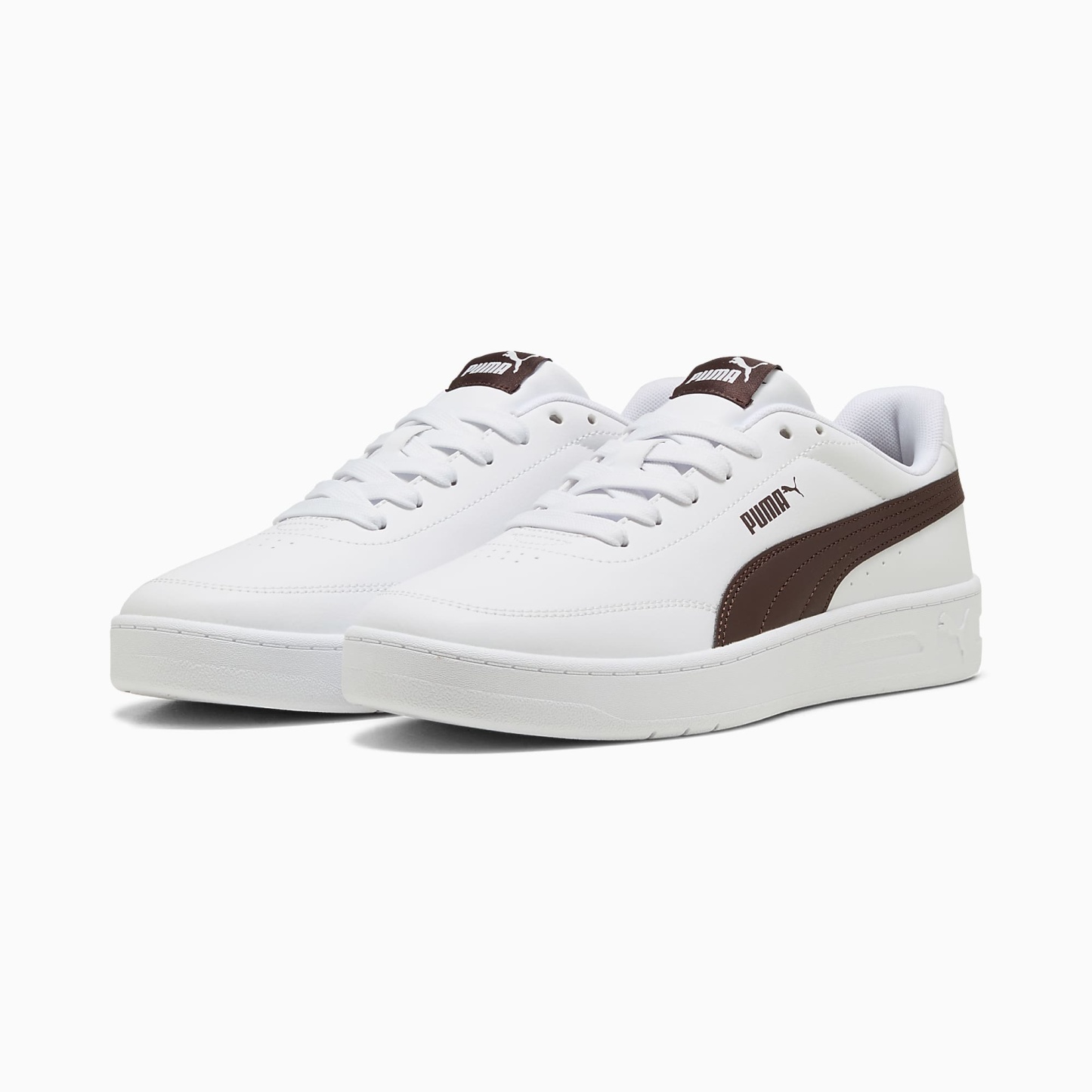 Court CLASSIC Clean UNISEX Ayakkabı - PUMA White-Chocolate Fondue - 402223_21 - Görsel 2